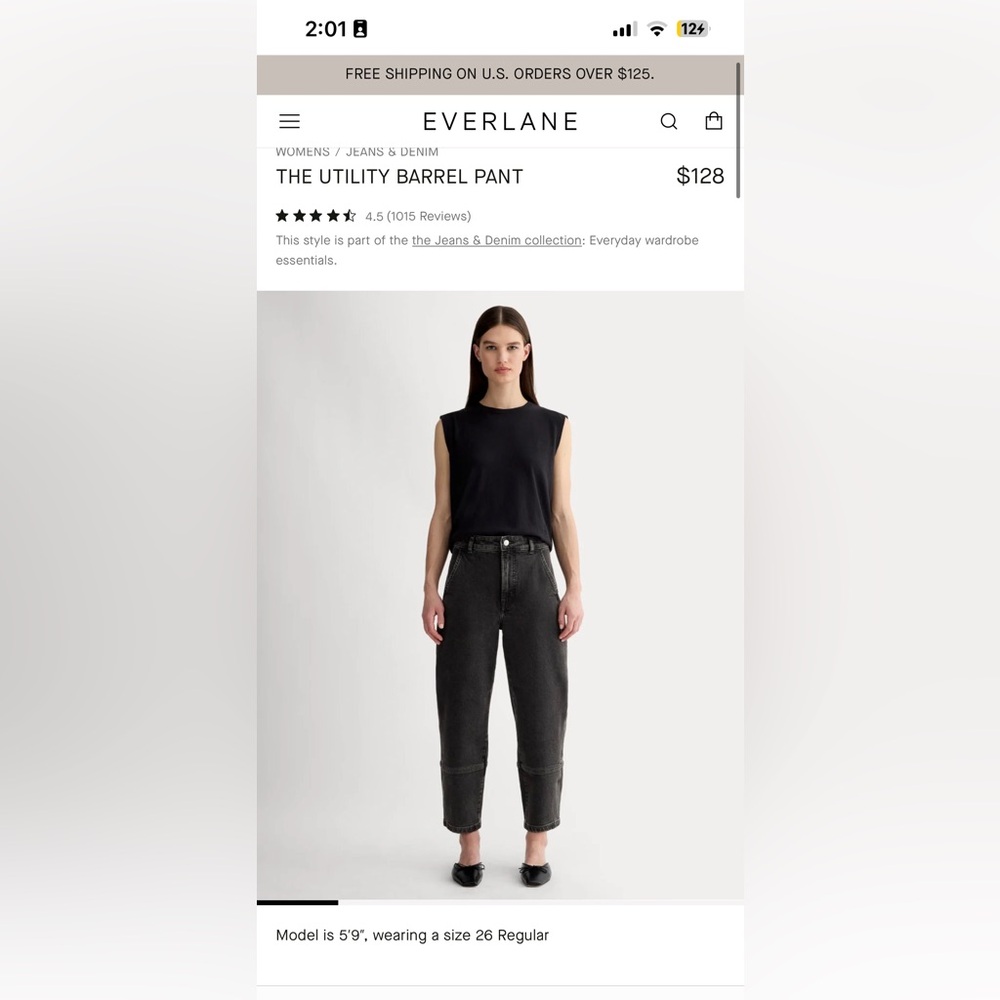 Utility Barrel Pants